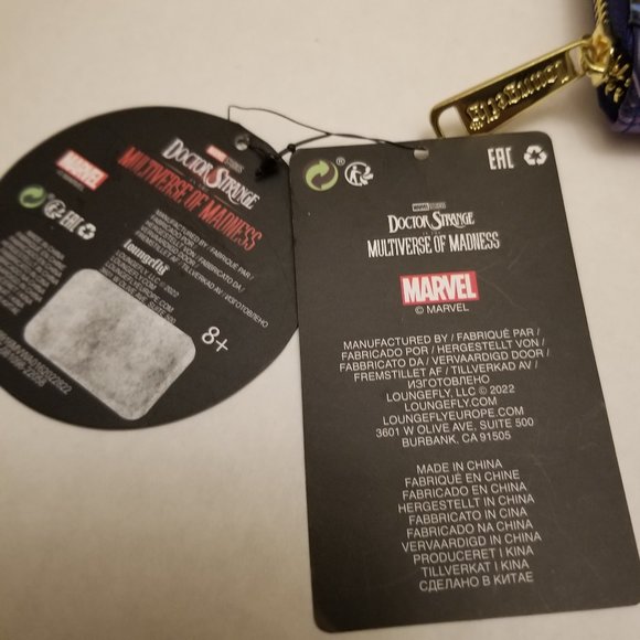Loungefly Marvel Dr. Strange Multiverse of Madness Glow in the Dark Wallet - Picture 8 of 9